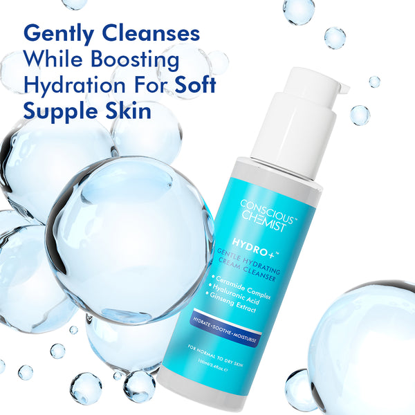 Gentle Hydrating Face Wash | For Dry Skin with Hyaluronic Acid and Ceramides | 100 ml