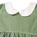 Cotton Dress For Baby Girls | Green