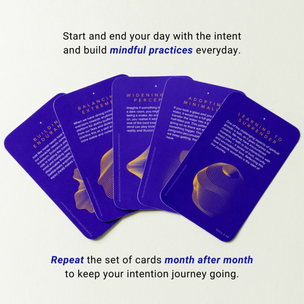 Affirmation Cards for Mindful Living | Recycled Paper | 30 Cards