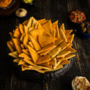 Baked Pita Chips | Roasted Garlic | Starter Chips | Healthy Snack | Nachos & Tortillas | 125 g.