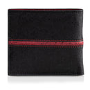 Cork Bi-Fold Wallet for Men | Midnight Black & Maroon