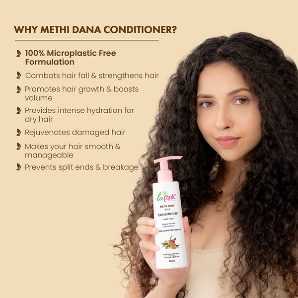 Conditioner | Bhringraj, Hibiscus & Onion | Methi Dana | 8-in-1 | Hair Fall Control | 250 ml | Set Of 2