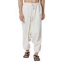 Cotton Harem Pants for Men | Dark Blue & Cream | Pack of 2