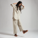 Linen Pyjama Pants For Women | Off-White