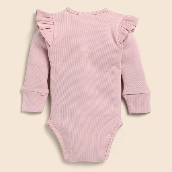 Organic Cotton Baby Clothes Set | Bodysuit with Pants | Mittens & Booties | Beanie | Pink Blush