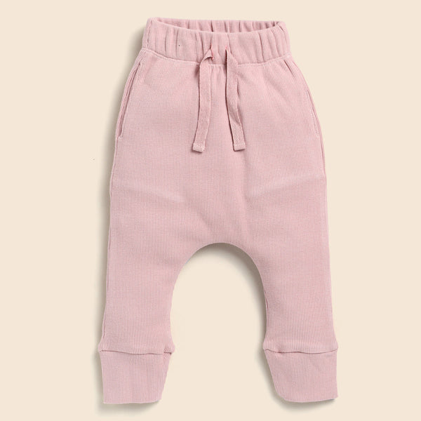 Organic Cotton Baby Clothes Set | Bodysuit with Pants | Mittens & Booties | Beanie | Pink Blush