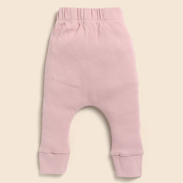 Organic Cotton Baby Clothes Set | Bodysuit with Pants | Mittens & Booties | Beanie | Pink Blush