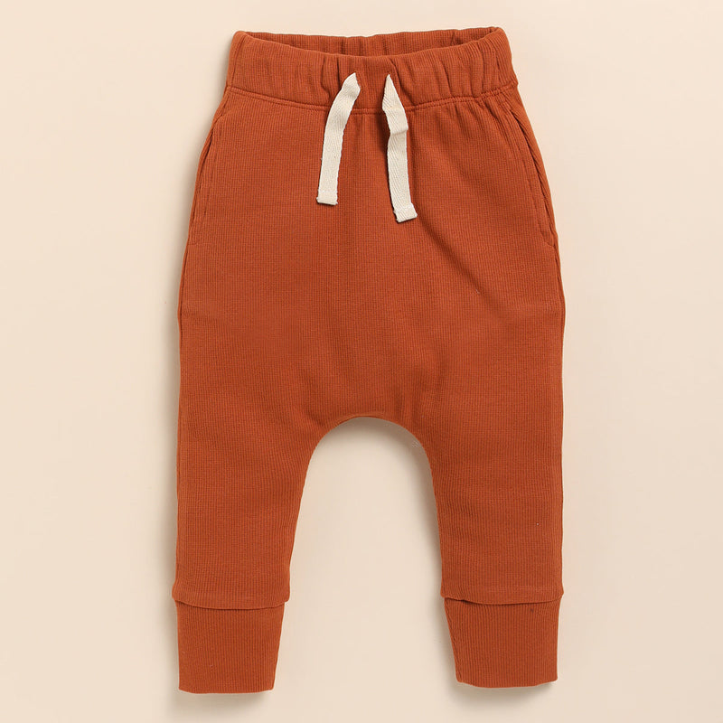 Organic Cotton Baby Clothes Set | Bodysuit with Pants | Mittens & Booties | Beanie | Ginger Brown