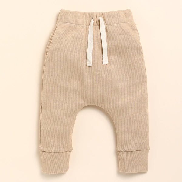 Organic Cotton Baby Clothes Set | Bodysuit with Pants | Cap Mitten Beanie Set | Latte Brown