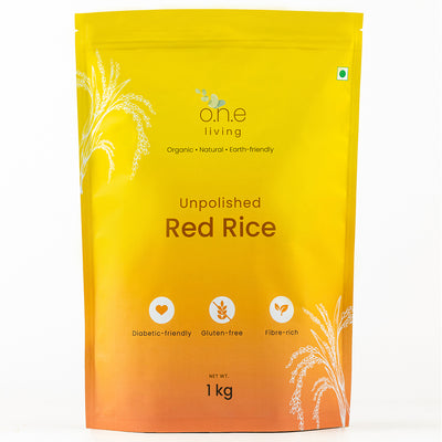 Red Rice | Unpolished | 1 Kg | Diabetic Friendly