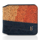 Cork Men Bi-Fold Wallet | Prussian Blue