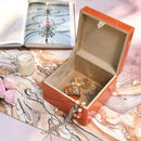 Glass Jewellery Utility Box | Orange