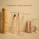 Bamboo Travel Toiletry Kit | Oral Care Kit | Bamboo Comb | Set of 10.