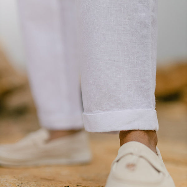 Linen Trouser for Women | White