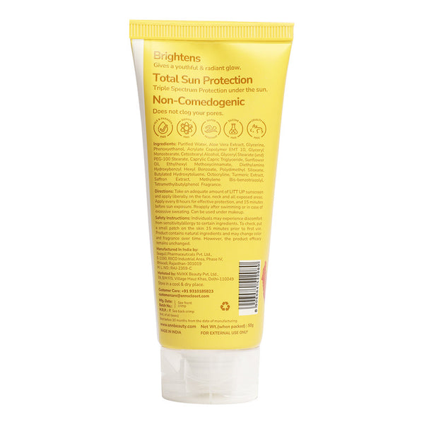 Brightening Sunscreen | Turmeric & Saffron | SPF 50 PA+++ | 50 g