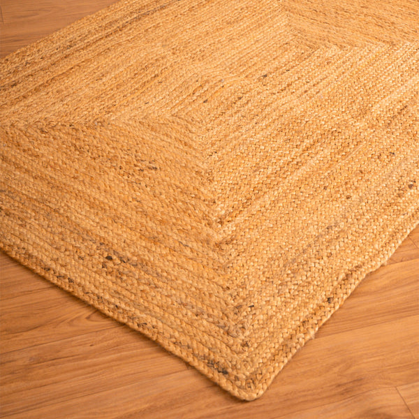 Jute Floor Rectangle Carpet | Beige | Ultra Large - 4 x 3 Feet