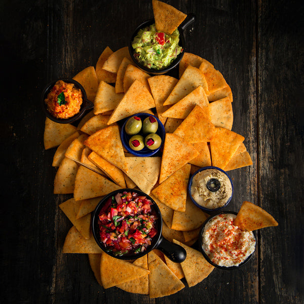 Pita Chips Snacks Combo | Chipotle & Roasted Garlic | Bar Party Snacks | Nachos & Tortillas | 125 g Each | Pack of 3