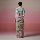Linen Saree | Striped | Multicolour