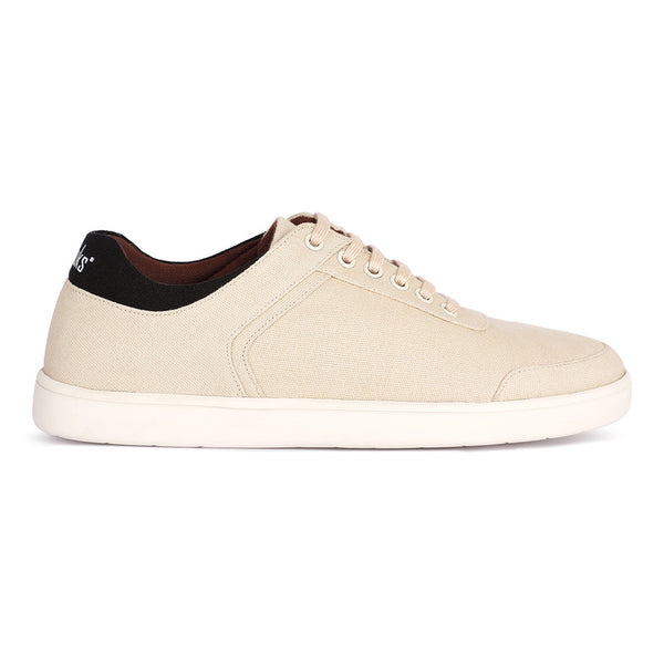 Paaduks Canvas Sneakers for Men | Beige