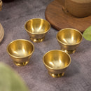 Brass Dip Bowl | Lead-Free | Set of 4