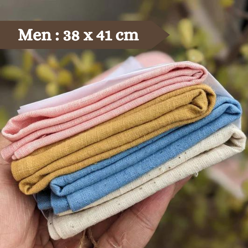 Organic Cotton Handkerchief | Natural Dyed | Multicolour