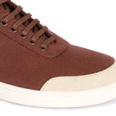 Paaduks Canvas Sneakers for Men | Brown & Beige