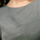 Linen Dress for Women | Dark Grey