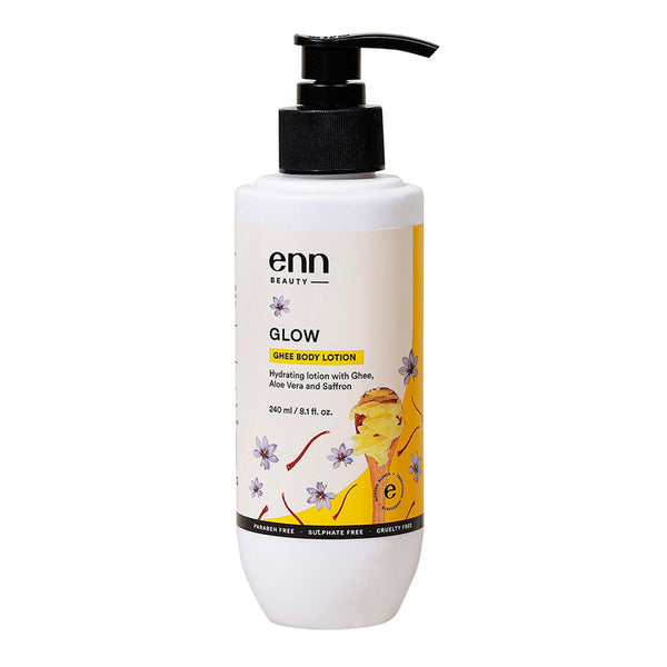 Body Lotion | Aloe Vera & Saffron | for Dry Skin | 240 ml