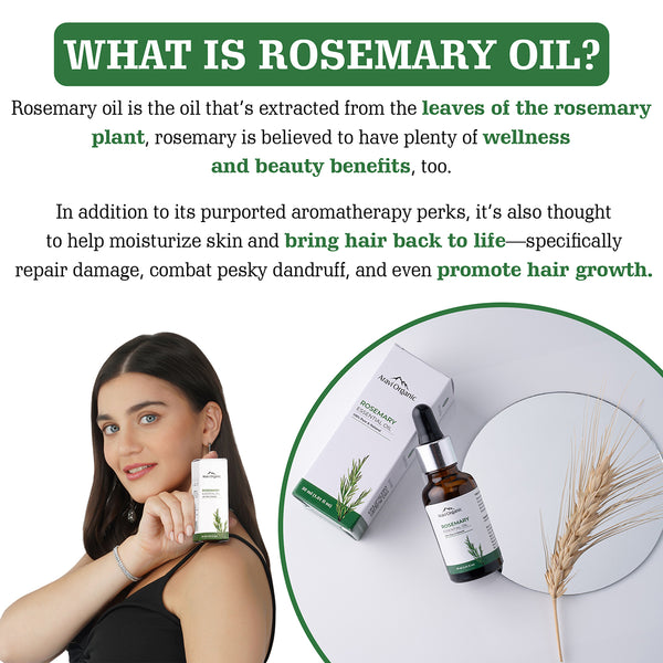 Rosemary Essential Oil | Promote Hair Growth |  100 ml