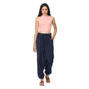 Cotton Harem Pants for Women | Dark Blue