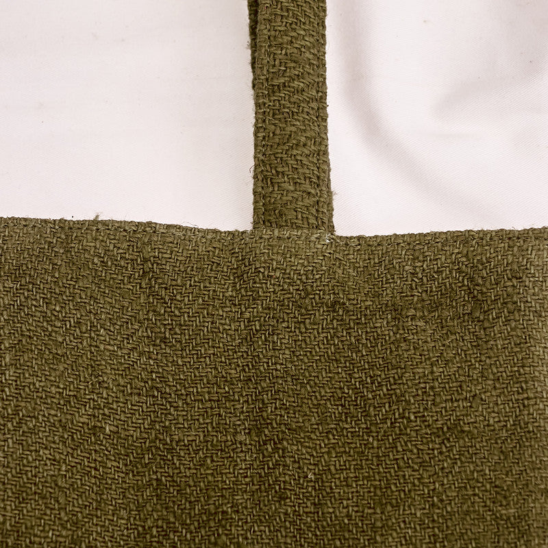 Hemp Tote Bag | Olive Green