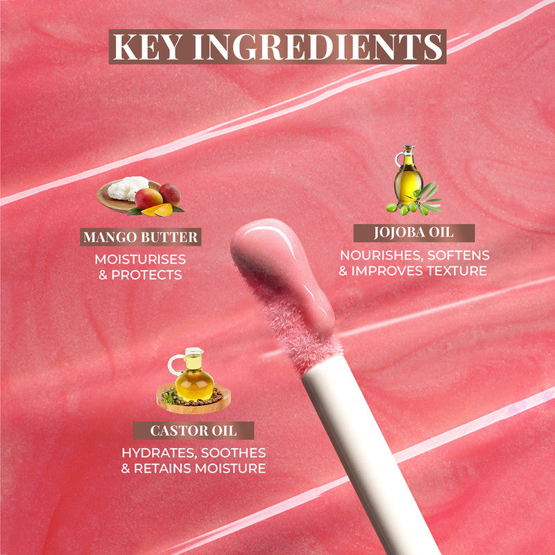 Lip Gloss | Serum Infused | Glimmering Cocoa | 3 ml