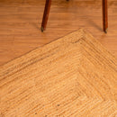 Jute Floor Rectangle Carpet | Beige | Ultra Large - 4 x 3 Feet