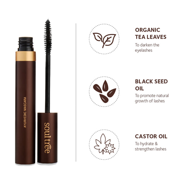 Organic Mascara | Pure Black | 6 g