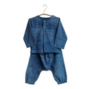 Organic Cotton Kurta Pajama Set for Boys | Indigo Blue