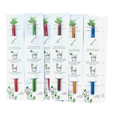 Plantable Seed Pencils | Gift Pack | Pack of 10