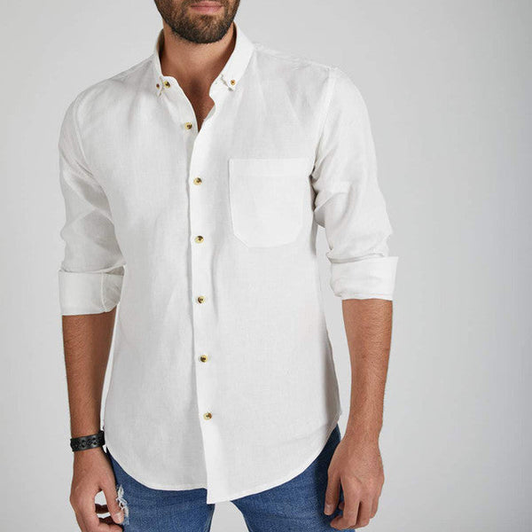 Hemp Buttondown Shirt | White