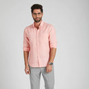 Hemp Buttondown Shirt | Peach