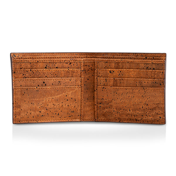 Cork Bi-Fold Wallet for Men | Green