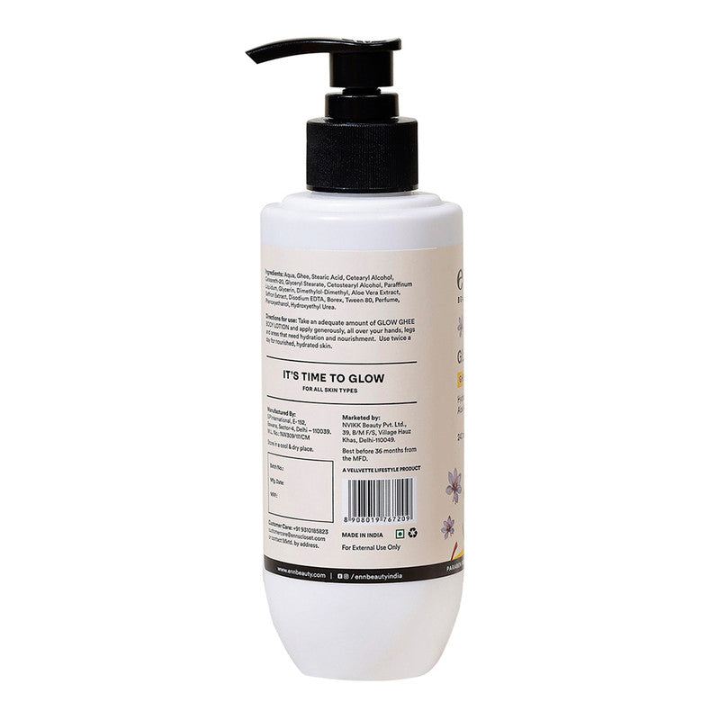 Body Lotion | Aloe Vera & Saffron | for Dry Skin | 240 ml
