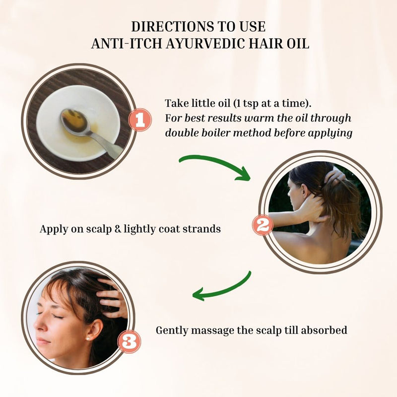 Ayurvedic Hair Oil | Dandruff & itchy scalp | 100ml