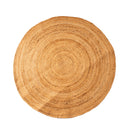 Jute Floor Round Carpet | Beige | Ultra Large - 4 x 4 Feet