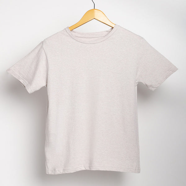 Organic Cotton T-Shirt for Men | Natural Dyed | Grey Melange