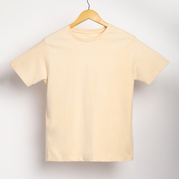 Organic Cotton T-Shirt for Men | Natural Dyed | Rust Cream