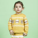 Cotton Yellow Sweater for Babies & Kids | Bear Design