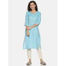 Women's Hemp Straight Long Kurta