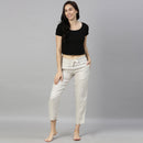 Women Pants | Hemp | Off White.