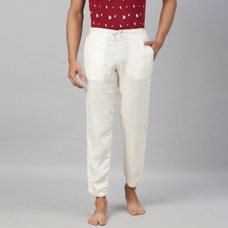 Linen Pants | Lounge Pants | Off White