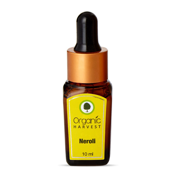 Organic Harvest Neroli Essential Oil| For Skin Moisturization, Stress & Anxiety Reliever | 10ml