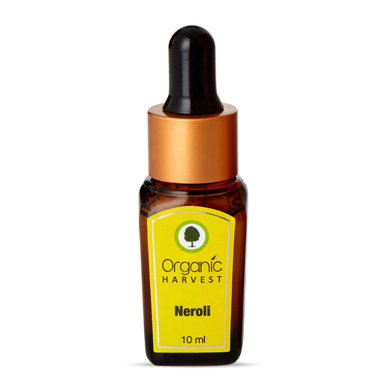 Organic Harvest Neroli Essential Oil| For Skin Moisturization, Stress & Anxiety Reliever | 10ml